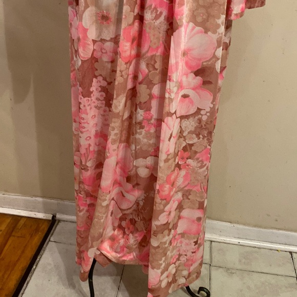 Vintage Peri Ann long floral lingerie 2 piece set size M - Picture 7 of 17